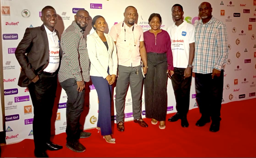 Software architects testing low-bandwidth mobile verification platforms in Accra, Ghana