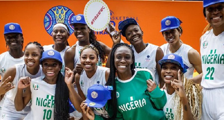 Nigeria's D'Tigress players engaging in a tactical training session ahead of the FIBA Women's World Cup at the Uber Arena in Berlin, Germany.