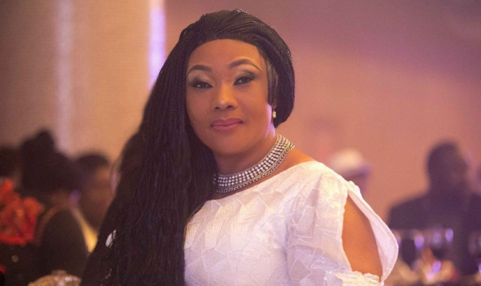 Actress Rachael Okonkwo at a cultural exhibition venue in Enugu, Nigeria.