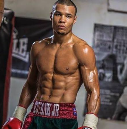 Chris Eubank Jr posing